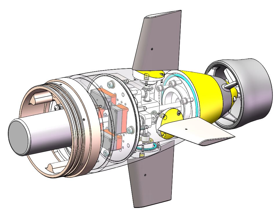 AUV 尾部动力单元模型 1647987