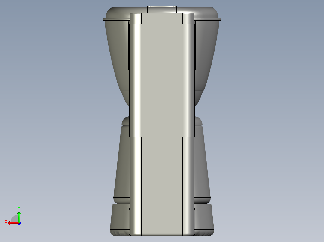 咖啡自动售货机后视图