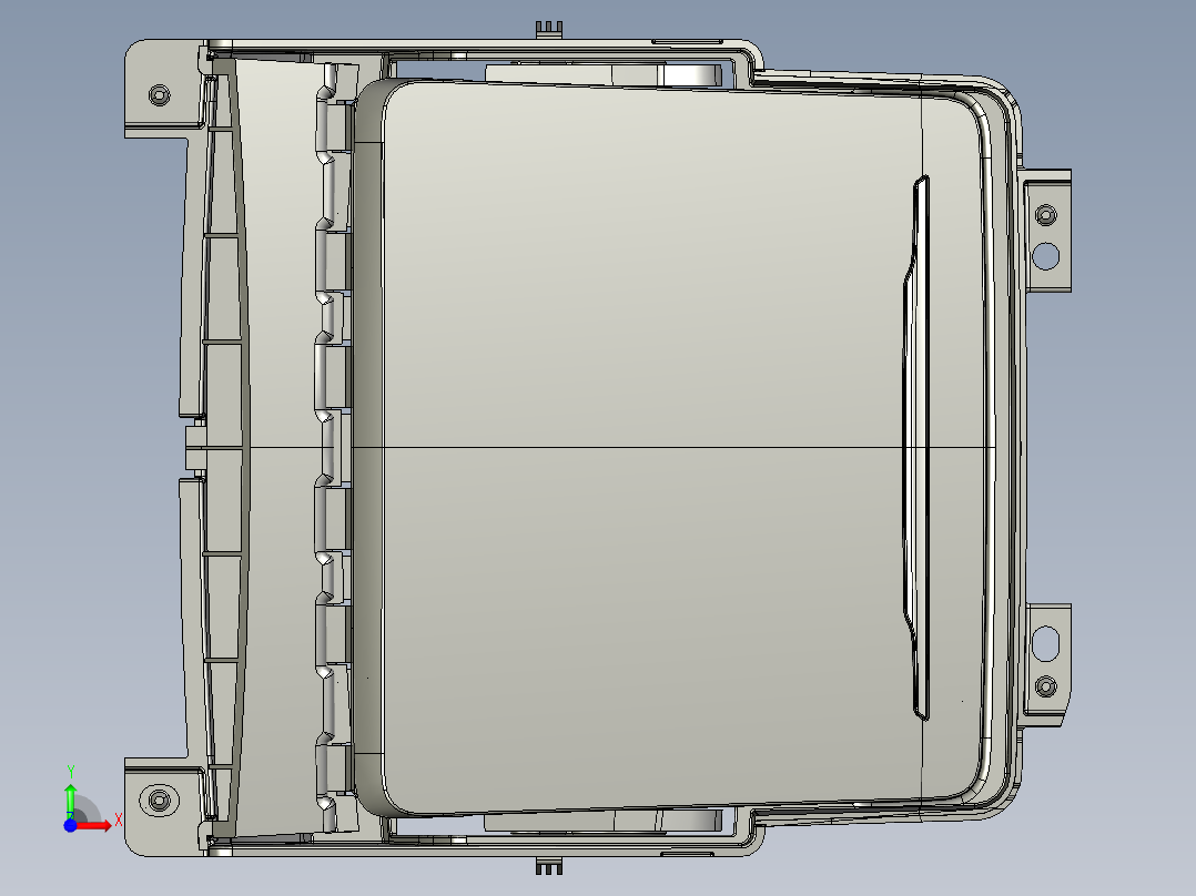 副仪表板（环境数据）前视图