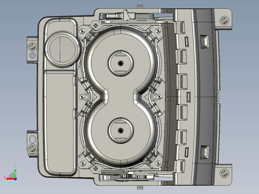 副仪表板（环境数据）后视图