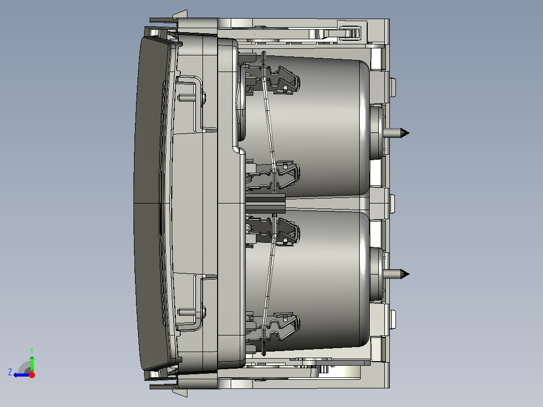 副仪表板（环境数据）右视图