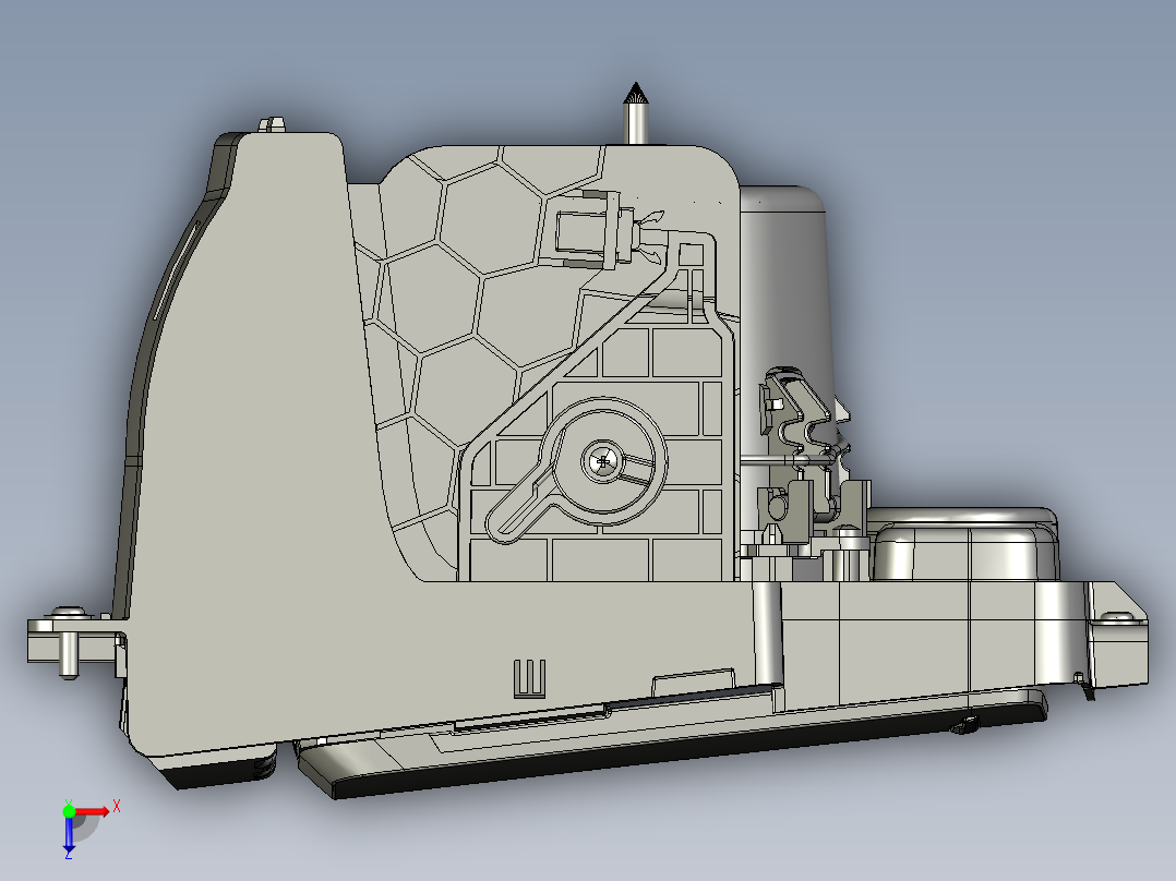 副仪表板（环境数据）俯视图