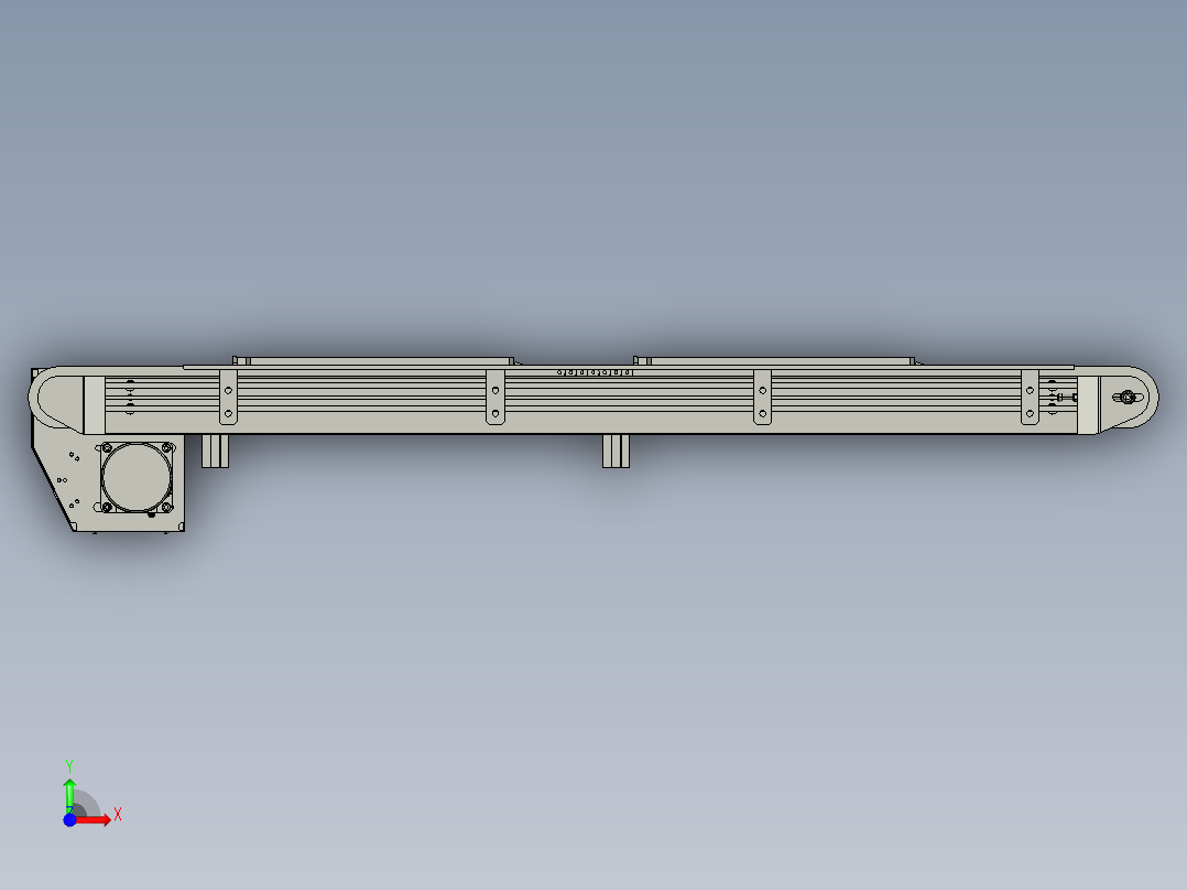 止回组件3D模型前视图