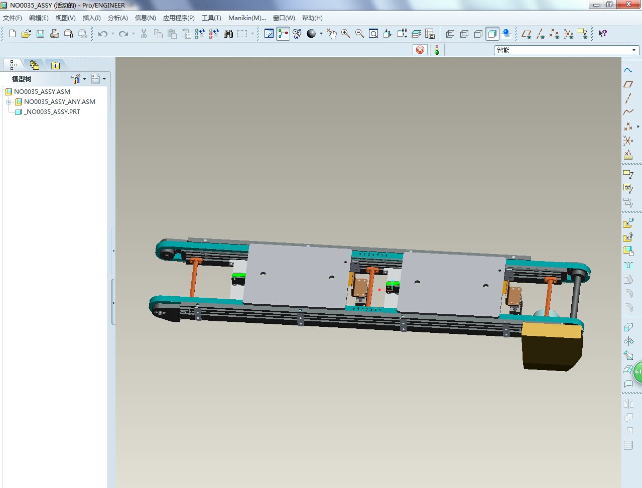 止回组件3D模型