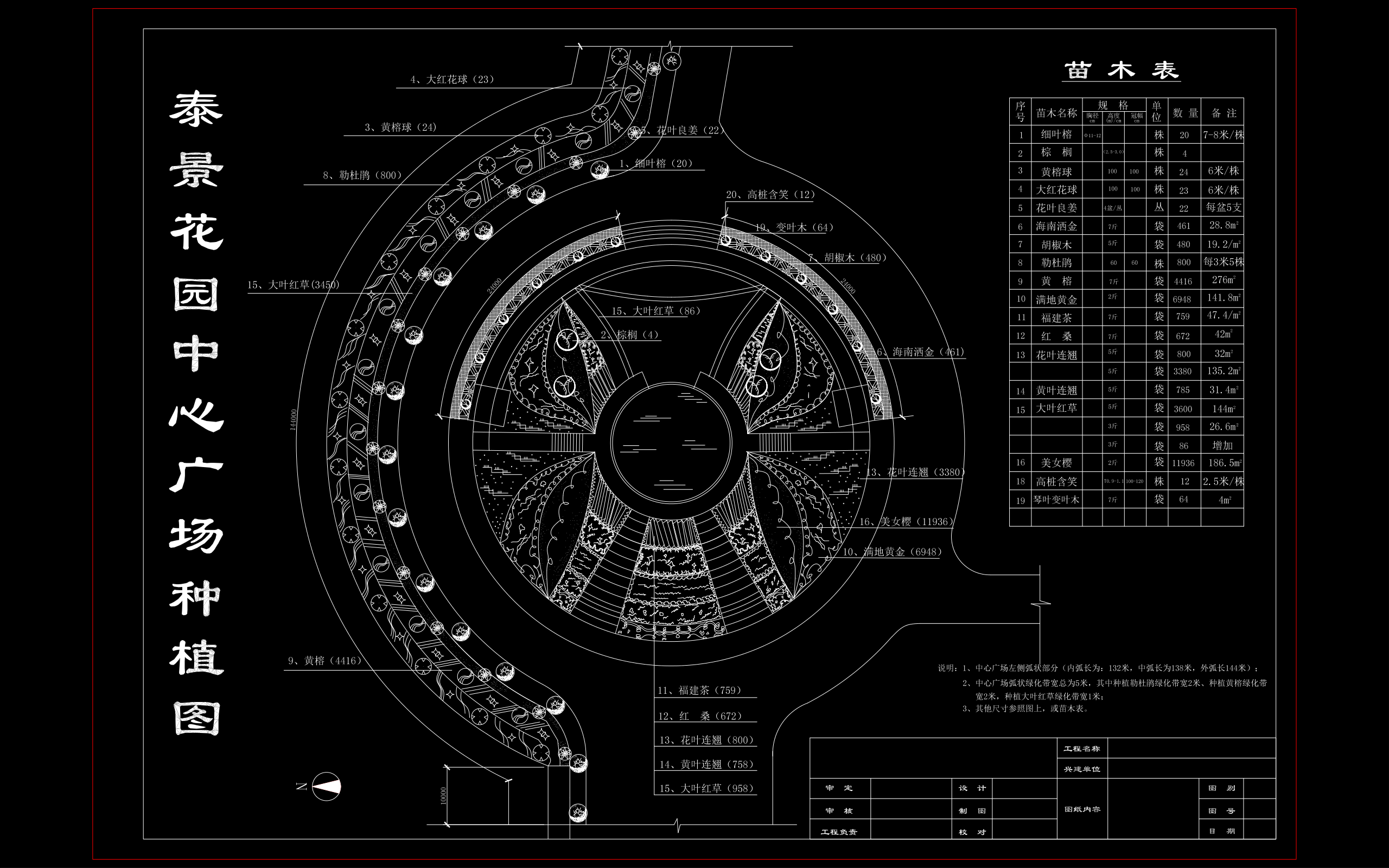 280套公园广场绿化建筑CAD图纸，最全设计练习图纸学习资料素材