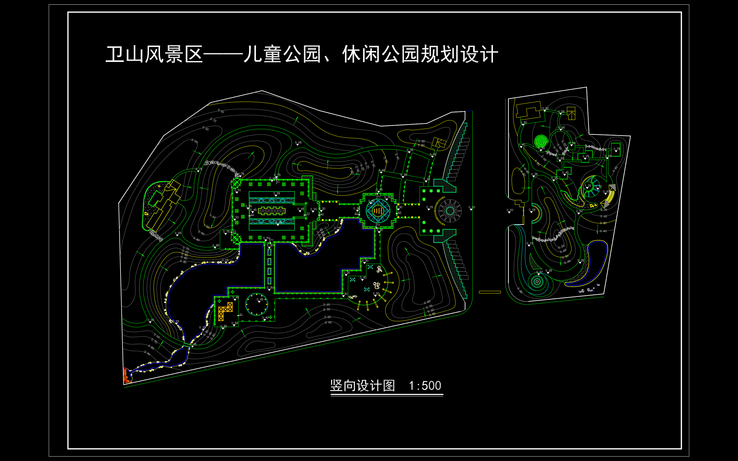 280套公园广场绿化建筑CAD图纸，最全设计练习图纸学习资料素材