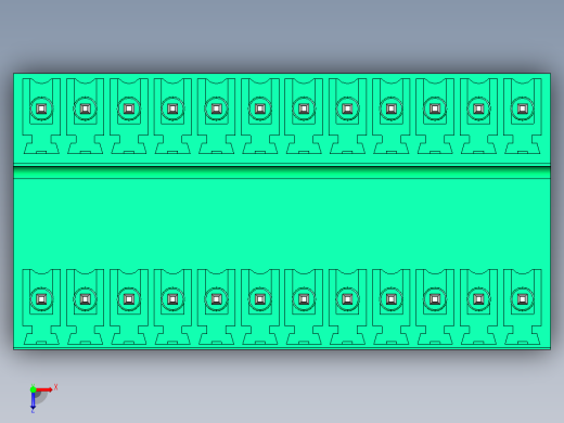 DEGSON 15EDG 系列 3.5mm 插拔式接线端子 FullPack-15EDGVT-3.5-24P-14-00AH俯视缩略图
