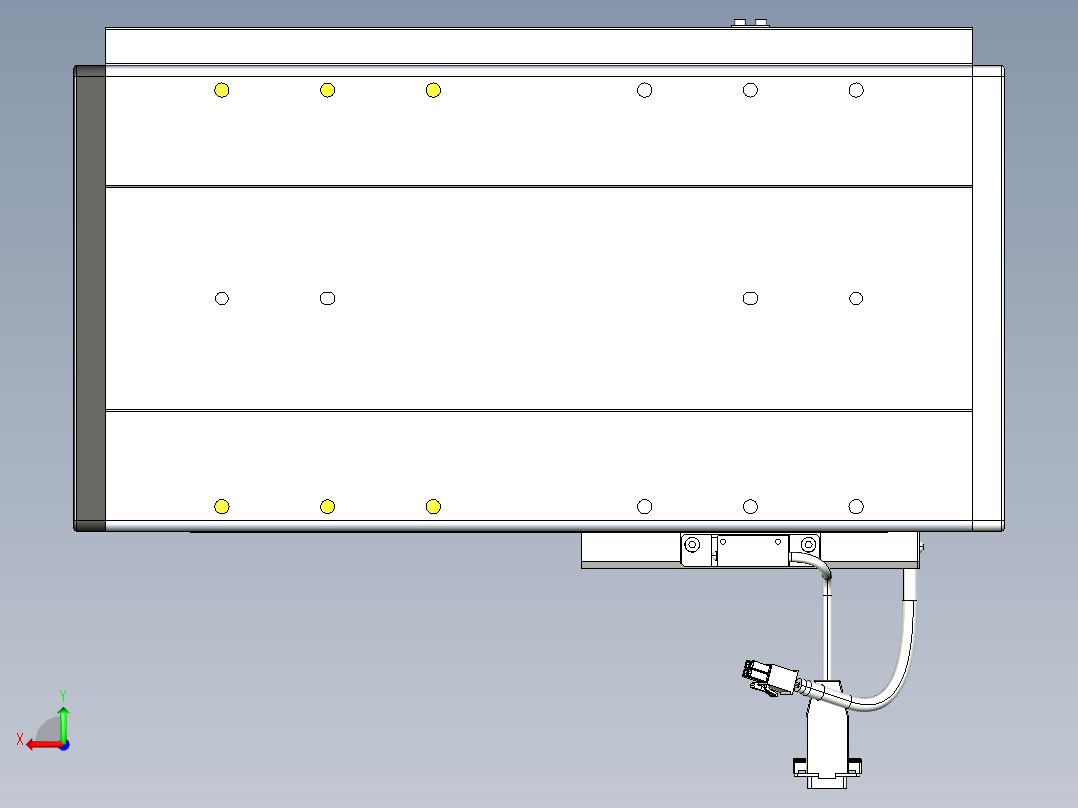 威洛博VL系列直线电机模组-VL22H2-S200后视图