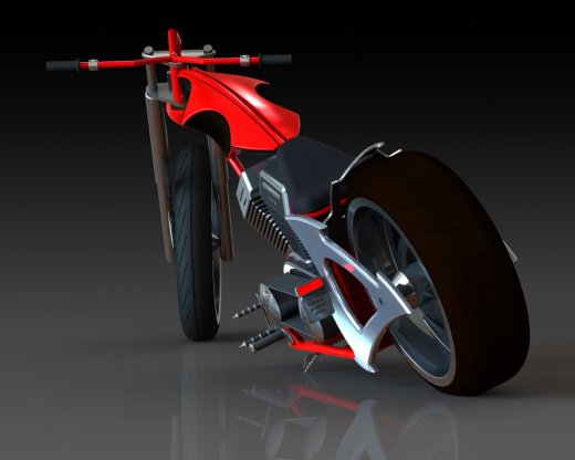 摩托车occ-solidworks-bike-SolidWorks2013-stp-igs缩略图