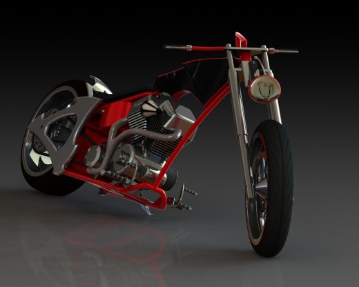 摩托车occ-solidworks-bike-SolidWorks2013-stp-igs缩略图