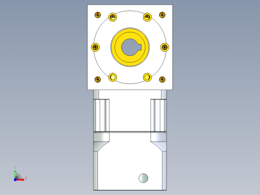 换向器PW70双孔 PGH60-L1 8-38.1-66.61-M4.stp前视缩略图