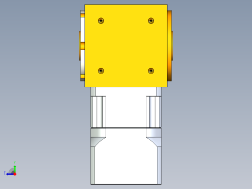 换向器PW70双孔 PGH60-L1 8-38.1-66.61-M4.stp右视缩略图