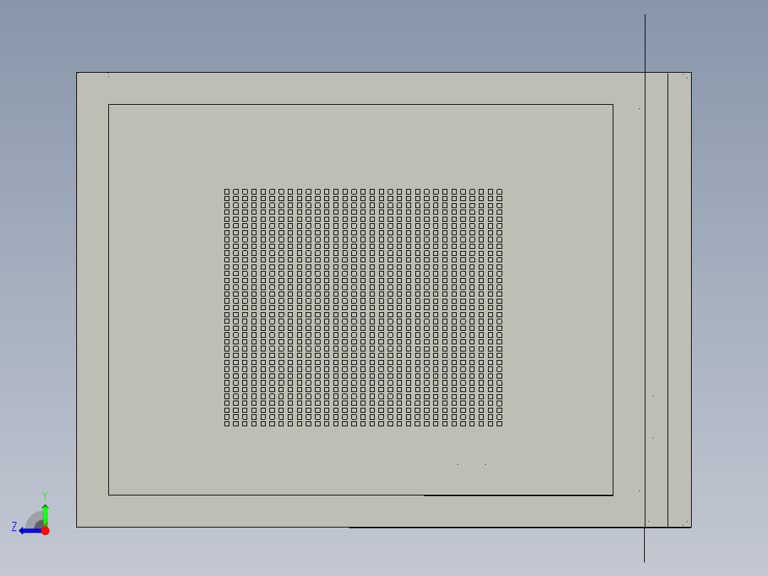 螺杆空气压缩机--stp右视图