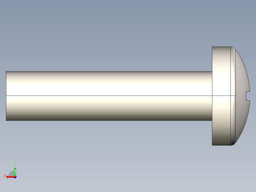 螺丝 M6 十字盘头-M6x25 Screw head.STEP后视缩略图