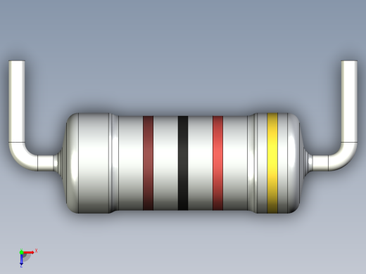无源元件封装-RES-1W-H-MO俯视缩略图