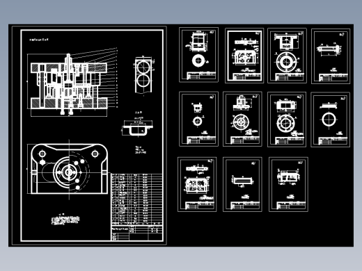 端盖拉深成形工艺及模具设计（落料拉伸复合模设计）
