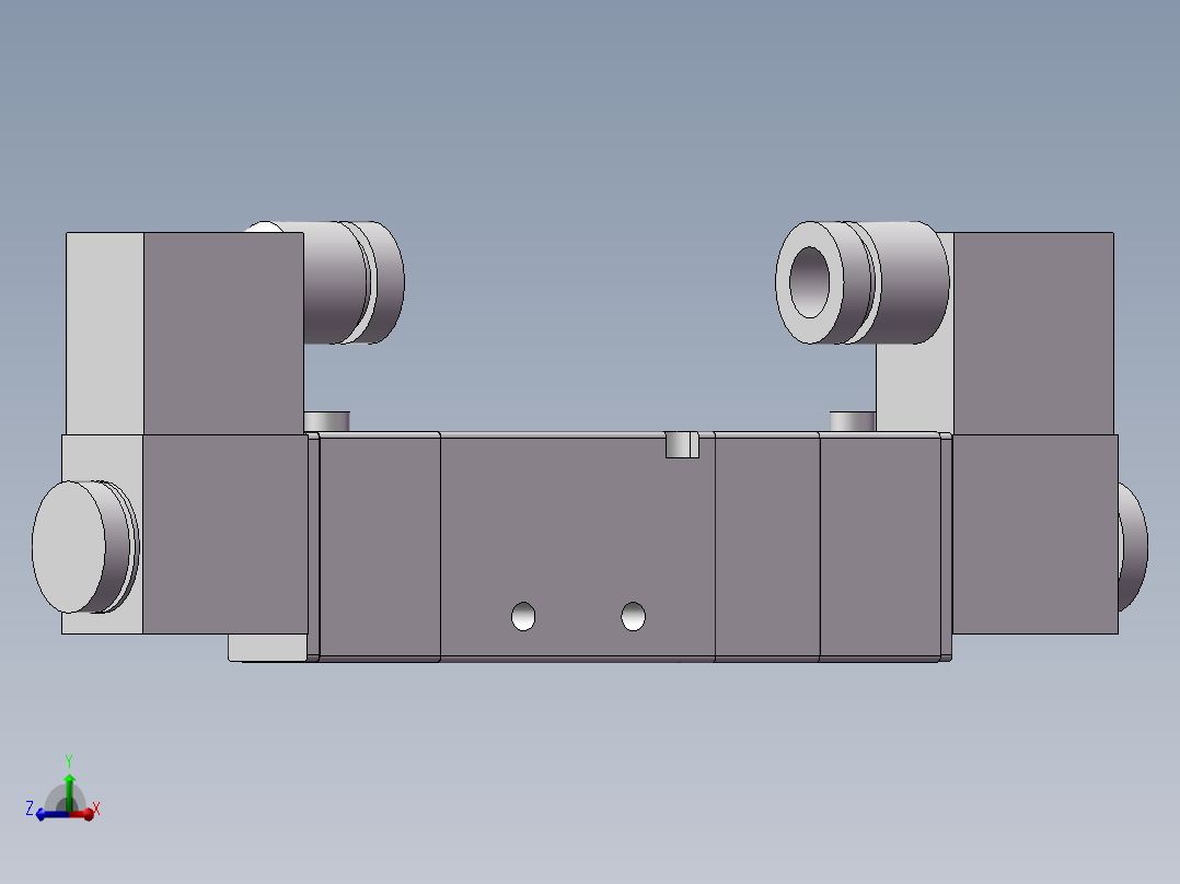 4V230C-08-DC24V（双线圈）电磁阀主视图