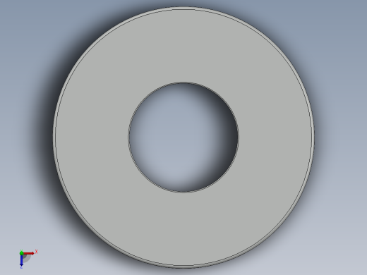 紧固件-0.5000 Flat Washer俯视缩略图