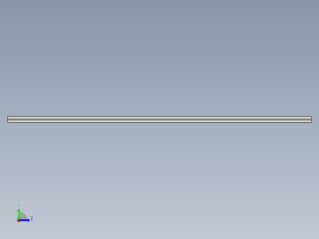 铝型材 20x20铝型材左视图
