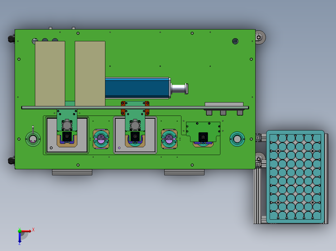 燃油泵性能检测设备sw18可编辑俯视图