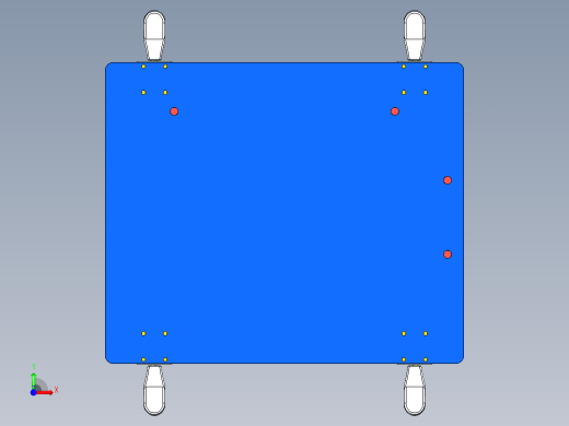 电脑键盘外壳外长宽尺寸检测检具前视缩略图