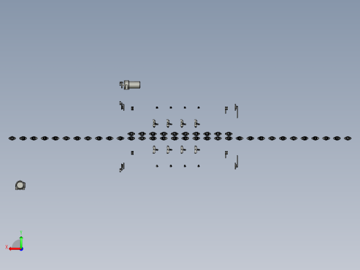 钢板喷砂生产线后视缩略图