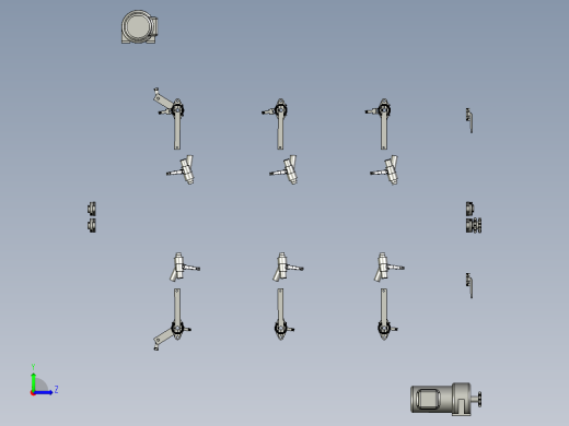 钢板喷砂生产线左视缩略图