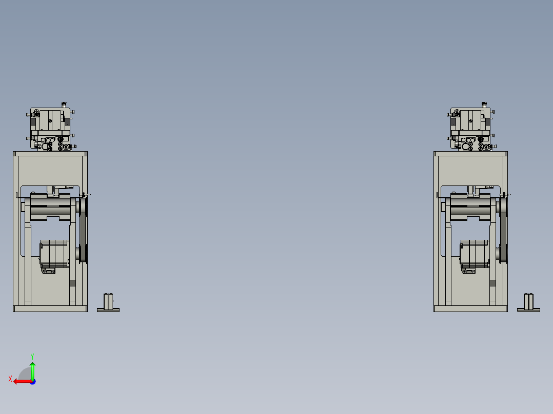 CZXD200321-06绳子下料机构后视图