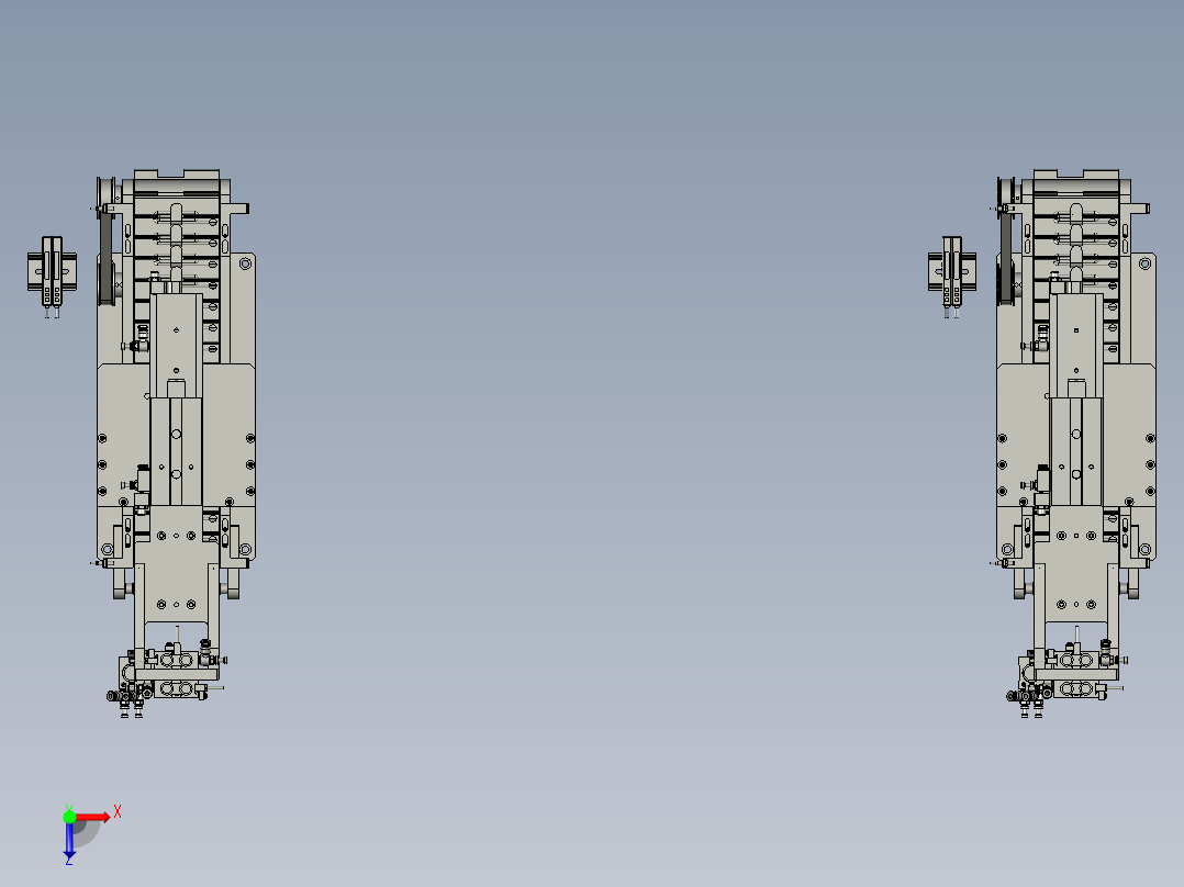 CZXD200321-06绳子下料机构俯视图