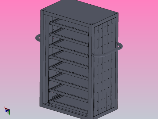 八抽笔记本电脑充电柜