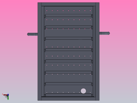 八抽笔记本电脑充电柜前视缩略图