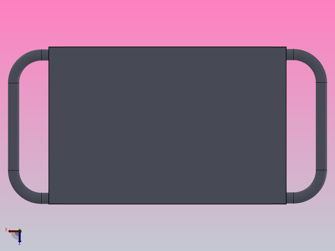 八抽笔记本电脑充电柜俯视图