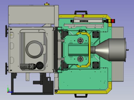 法兰克注塑机左视缩略图