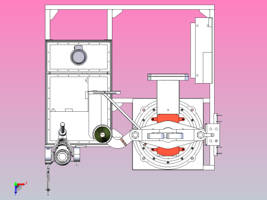 火炮弹体静水压力测试台俯视缩略图