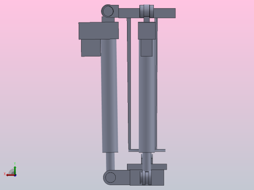 推力矢量控制机构后视缩略图