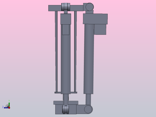 推力矢量控制机构右视缩略图