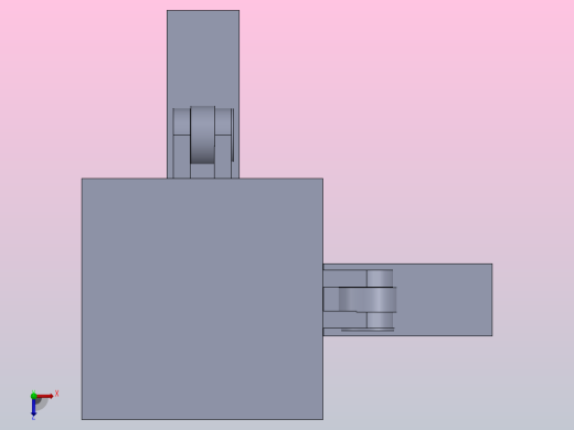 推力矢量控制机构俯视缩略图