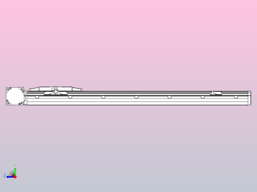 机器人皮带驱动直线轴TPA-GCB-150-P80-L700-DL-M75-N3右视缩略图