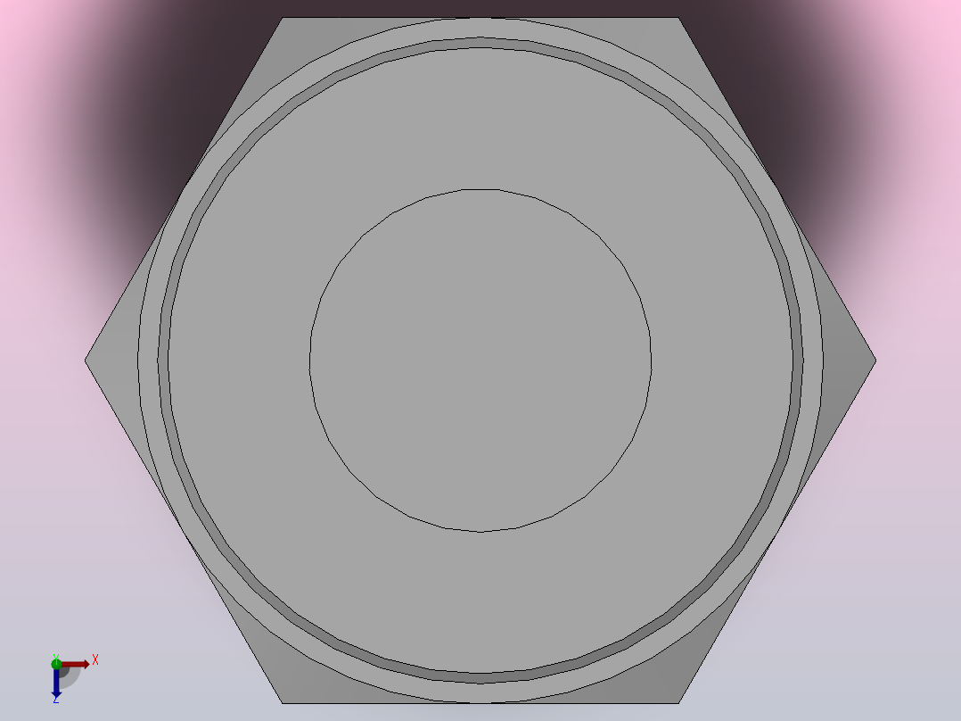 IPCP 全铜塑料按钮螺纹直通接头[IPCP06-01]俯视图