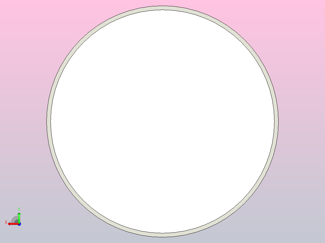 Φ89对夹式止回阀后视图