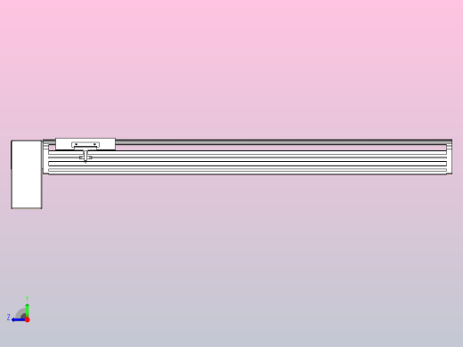 皮带直线轴半封闭可选导轨TPA-HNB-140D-120-L650-RP-Y-P40-N3右视缩略图