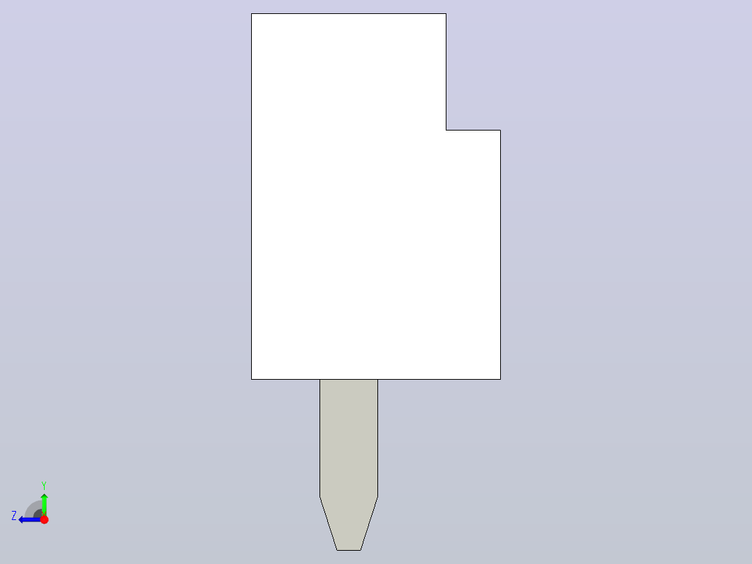 短款型直插头JST connector 1x9  P1.25mm thru hole wafer A2右视图