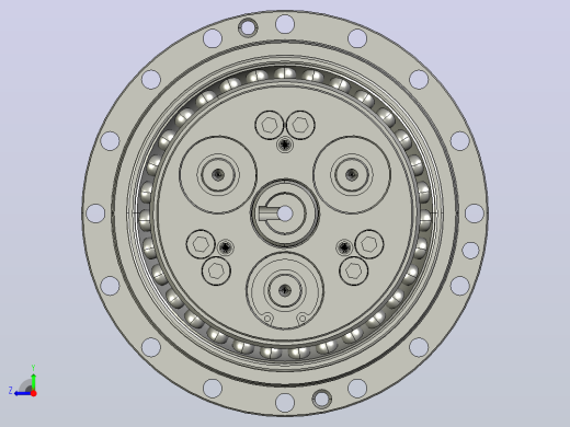 RV减速器常规产品外形图ZD-35BX- -RVE-A-B-14X26Key5L95-3001右视缩略图