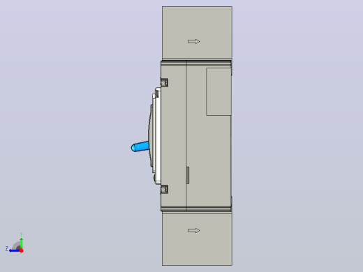 NXM-63S 2P塑料外壳式断路器三维模型202209右视缩略图