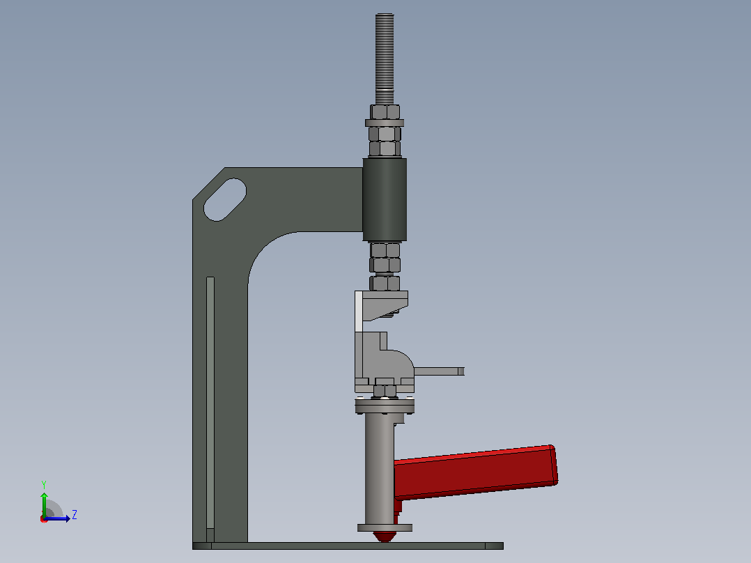 等离子切割指南（Plasma Circle Cutting Guides）左视图