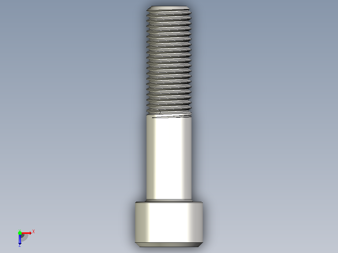 DIN_EN_ISO_4762_M30x130.ipt内六角螺钉俯视图