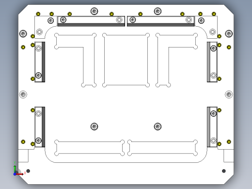 黏贴垫片的夹具俯视缩略图
