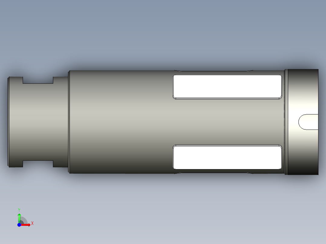 LCV35打孔钻（石材钻孔工具）3D模型前视图