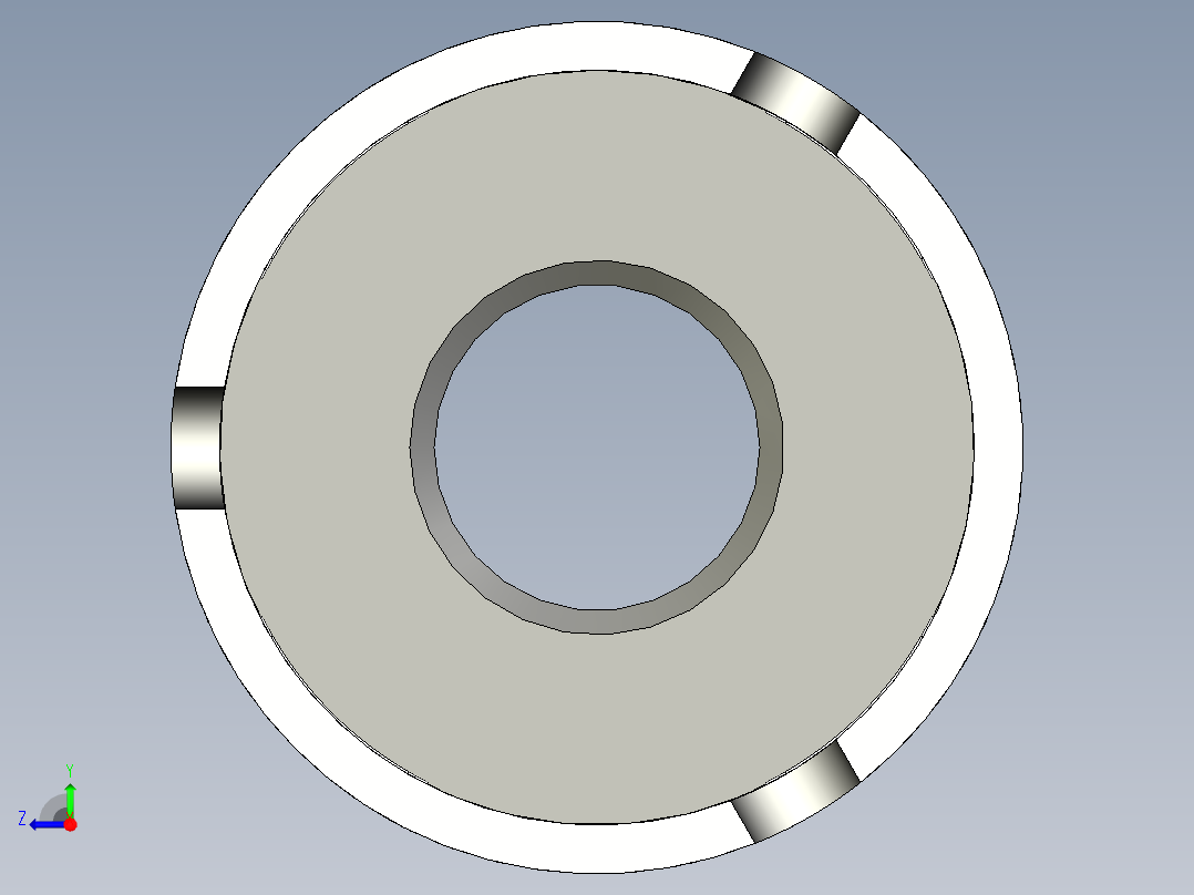 LCV35打孔钻（石材钻孔工具）3D模型右视图