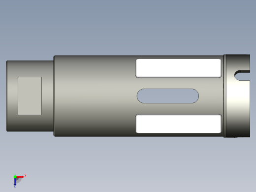 LCV35打孔钻（石材钻孔工具）3D模型俯视缩略图